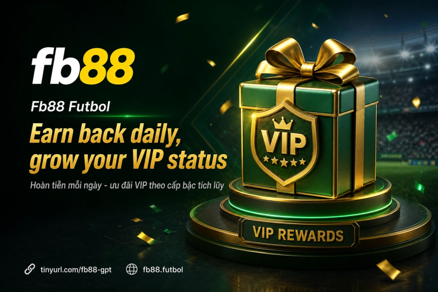 โปรโมชั่น แคชแบ็ก VIP Club Fb88 Futbol รางวัลการฝากครั้งแรก การหมุนรางวัลรายสัปดาห์