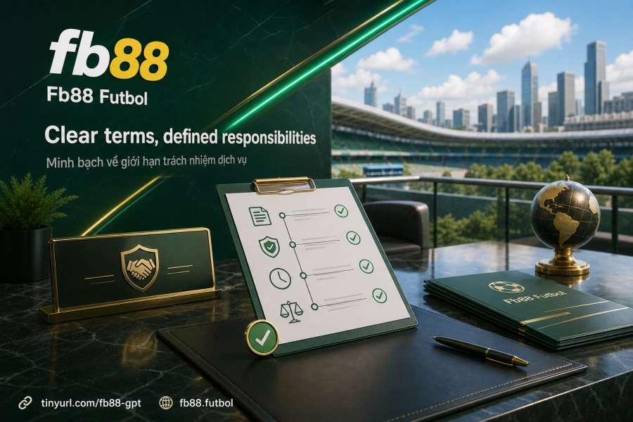 miễn trừ trách nhiệm Fb88 giới hạn nghĩa vụ pháp lý dịch vụ cá cược