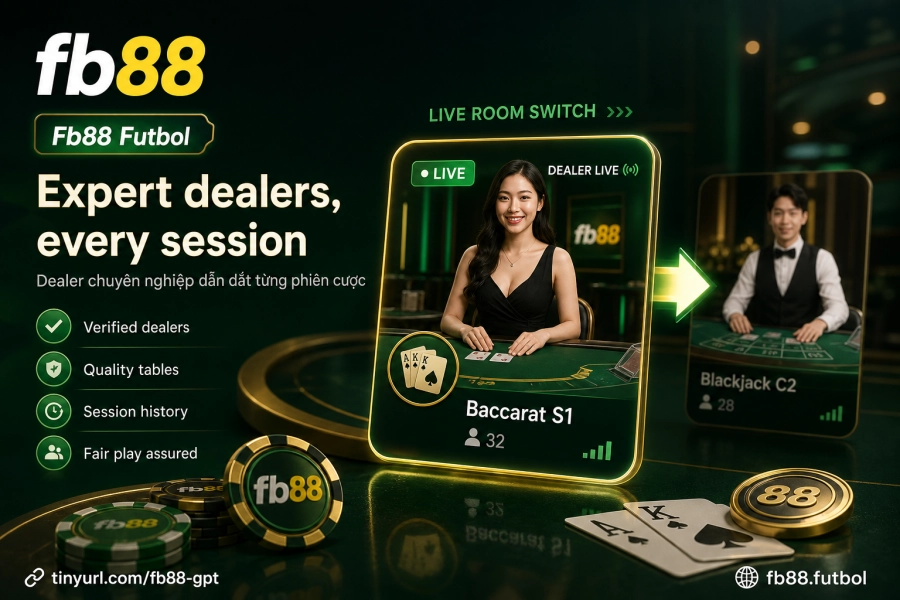 Dealer Casino Fb88 live bàn cược chuyên nghiệp quốc tế