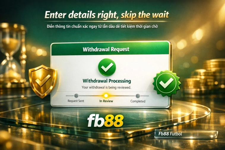 Fb88 withdrawal procedure entering bank information OTP verification